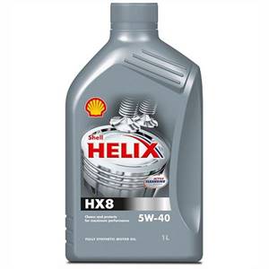SHELL HELIX HX8 Syn 5w40 API SM/CF 1л синтетика, масло моторное